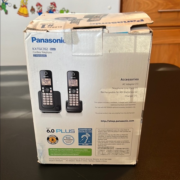Panasonic DECT 6.0 Plus Cordless Phone System - Picture 1 of 3